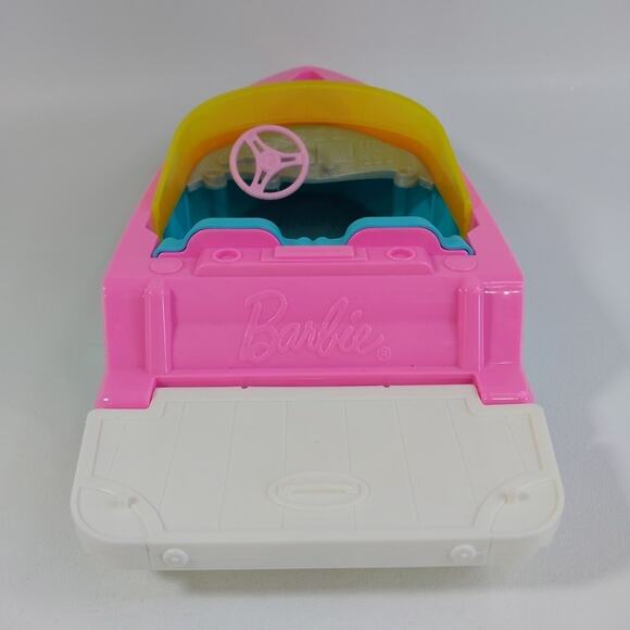 2020 Mattel Barbie Speedboat Pink Turquoise Lake Pool Beach Floating Boat ONLY - Picture 4 of 5